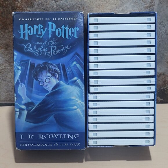 Harry Potter and the Order of the Phoenix JK Rowling Unabridged 17 Cassettes - Picture 4 of 9